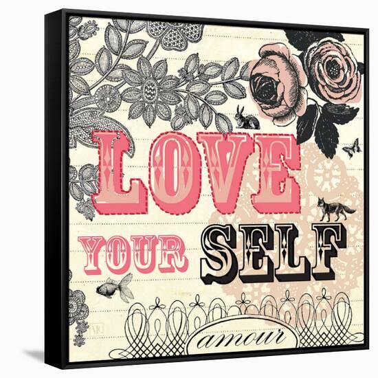 Love Yourself-Violet Leclaire-Framed Stretched Canvas