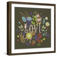 Love-Ken Hurd-Framed Giclee Print