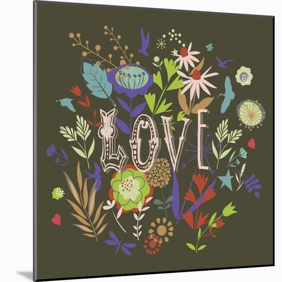 Love-Ken Hurd-Mounted Giclee Print