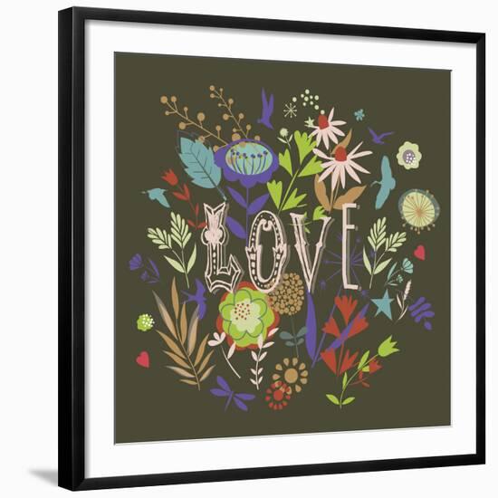 Love-Ken Hurd-Framed Giclee Print