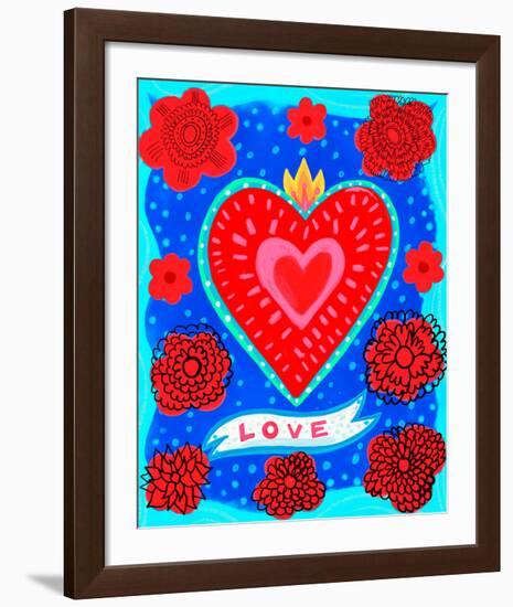 Love-Mercedes Lagunas-Framed Art Print