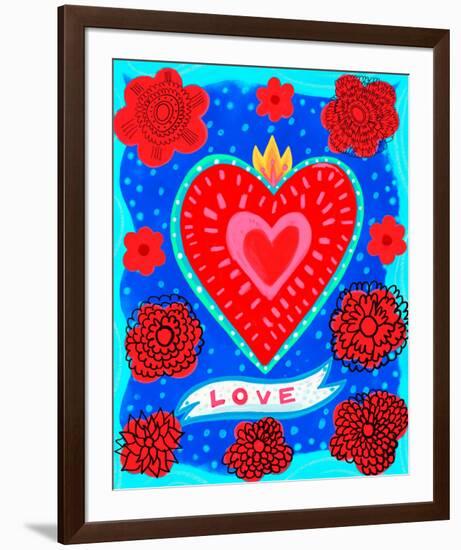 Love-Mercedes Lagunas-Framed Art Print