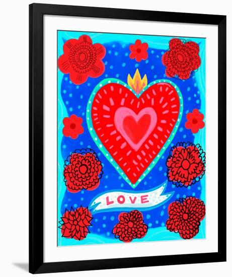 Love-Mercedes Lagunas-Framed Art Print