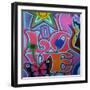 Love-Abstract Graffiti-Framed Giclee Print