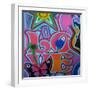 Love-Abstract Graffiti-Framed Giclee Print