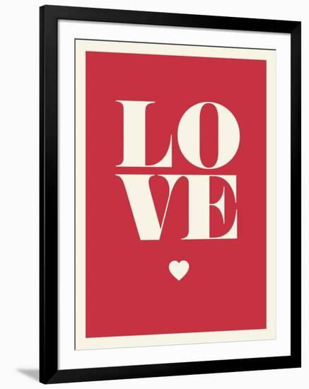 Love-null-Framed Art Print