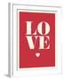 Love-null-Framed Art Print