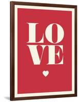 Love-null-Framed Art Print