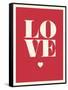 Love-null-Framed Stretched Canvas