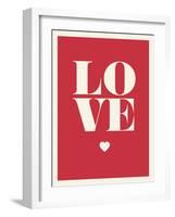 Love-null-Framed Art Print