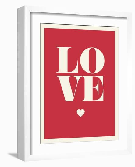 Love-null-Framed Art Print