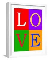 Love-MIRO3D-Framed Art Print