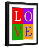 Love-MIRO3D-Framed Art Print