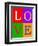 Love-MIRO3D-Framed Art Print