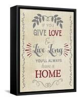 Love-Erin Clark-Framed Stretched Canvas