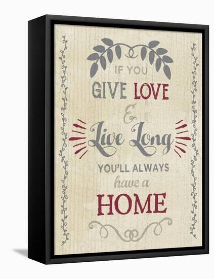 Love-Erin Clark-Framed Stretched Canvas