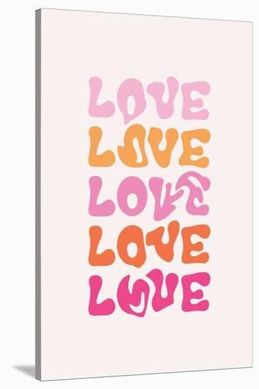 Love-Oju Design-Stretched Canvas