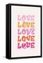 Love-Oju Design-Framed Stretched Canvas