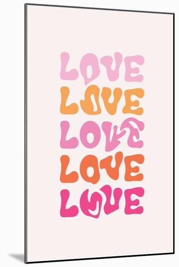 Love-Oju Design-Mounted Giclee Print