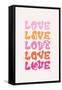 Love-Oju Design-Framed Stretched Canvas