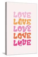 Love-Oju Design-Stretched Canvas