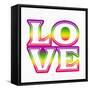 LOVE-Ann Bailey-Framed Stretched Canvas