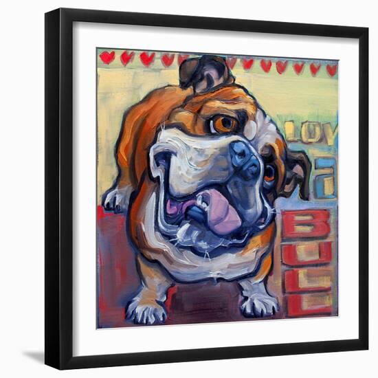 Loveabull-Connie R. Townsend-Framed Art Print