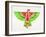 Lovebird Parrot-Cat Coquillette-Framed Art Print