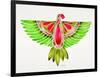 Lovebird Parrot-Cat Coquillette-Framed Art Print