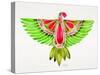 Lovebird Parrot-Cat Coquillette-Stretched Canvas