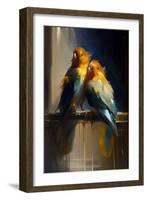 Lovebirds I-Vivienne Dupont-Framed Art Print