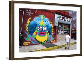 Lovebirds in Bushwick, NYC-KASHINK-Framed Photographic Print