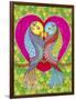 Lovebirds in Colour-Hello Angel-Framed Giclee Print