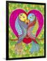 Lovebirds in Colour-Hello Angel-Framed Giclee Print