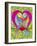 Lovebirds in Colour-Hello Angel-Framed Giclee Print