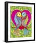 Lovebirds in Colour-Hello Angel-Framed Giclee Print