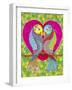 Lovebirds in Colour-Hello Angel-Framed Giclee Print