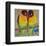 Lovebirds Yelllow-null-Framed Art Print