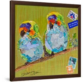 Lovebirds-null-Framed Premium Giclee Print