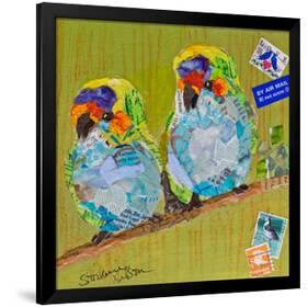 Lovebirds-null-Framed Premium Giclee Print