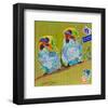 Lovebirds-null-Framed Art Print