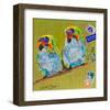 Lovebirds-null-Framed Art Print