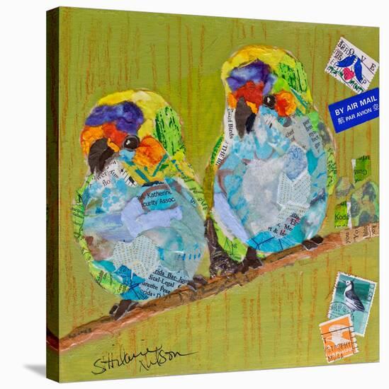 Lovebirds-null-Stretched Canvas