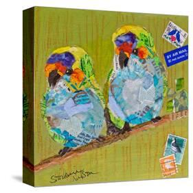 Lovebirds-null-Stretched Canvas