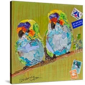 Lovebirds-null-Stretched Canvas