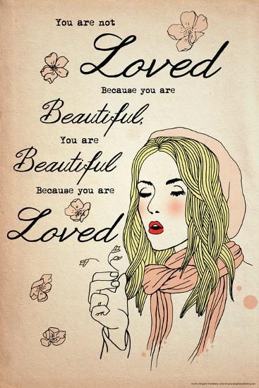 Loved Beautiful-null-Lamina Framed Poster