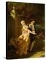 Lovelace Abducting Clarissa Harlowe, 1867-Louis Edouard Dubufe-Stretched Canvas