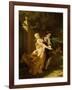 Lovelace Abducting Clarissa Harlowe, 1867-Louis Edouard Dubufe-Framed Giclee Print