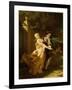 Lovelace Abducting Clarissa Harlowe, 1867-Louis Edouard Dubufe-Framed Giclee Print