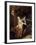 Lovelace's Kidnapping of Clarissa Harlowe, 1867-Ed. Dubufe-Framed Giclee Print